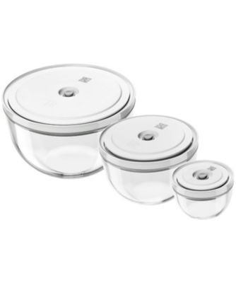 ＜ZWILLING＞【ＺＷＩＬＬＩＮＧおまとめ】フレッシュ＆セーブ　真空保存ガラスボウルセット　ＳＭＬ